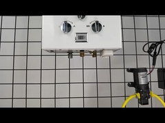 0.02-0.8Mpa 6L Gaz Geyser LP Gaz Kamp Duş Anlık Su Isıtma Sistemi