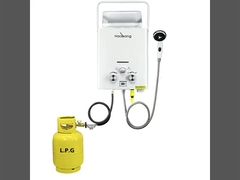 10 litre soğuk plaka NG gazlı su ısıtıcısı El kontrol düğmesi Beyaz