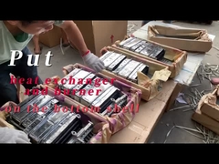 Alt kabuğa ısı değiştiricisi ve yakıcı koy