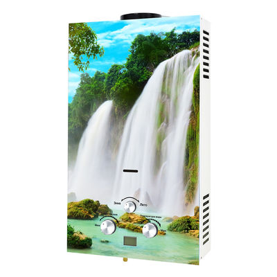 Duş Boyama Cam Panel için 10L Tanksız Anlık Gaz Geyser