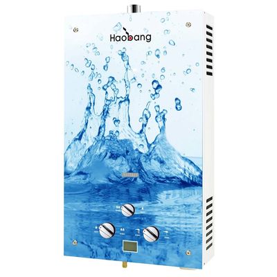 20KW gaz kazanı LPG NG tipi su ısıtıcısı renkli cam paneli