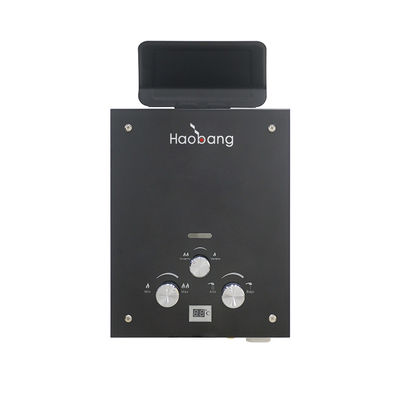 6L 1.58GPM Gaz Geyser Cam Panel LP Dış Duş için Gaz Tipi