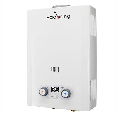 6 litre 1.56GPM Gaz Su Isıtıcısı Çifte Düğmeyle Anlık Isıtma