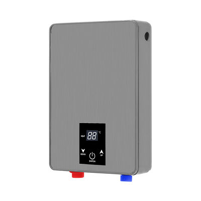 Anlık ısıtma dokunmatik ekran kontrolü tanksız su ısıtıcısı 6KW IPX4 Su geçirmez