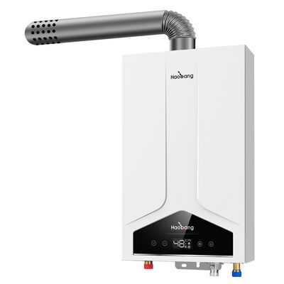 920 Pcs yükleme miktarı 0.015-0.8MPa çalışma su basıncı aralığı ile dengelenmiş duman gazı su ısıtıcısı