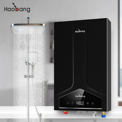 LCD Ekranı Gaz Su Isıtıcısı Ticari için Oksijensiz Bakır Isı Değiştiricisi teknolojisini kullanır