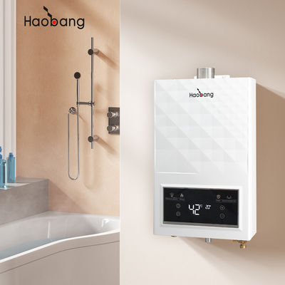 Oksijensiz bakır ısı değiştiricisi ve elektronik çakma ile üst zorlu havalandırma gazlı su ısıtıcısı